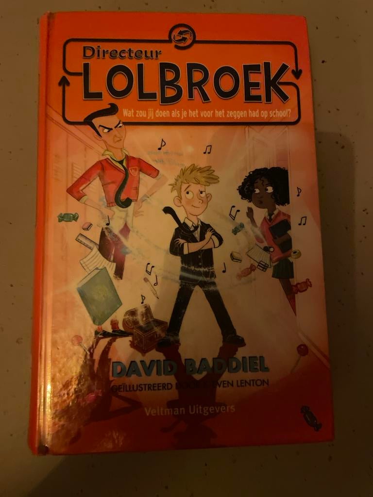 Directeur Lolbroek - David Baddiel, Ophalen of Verzenden, Gelezen, Fictie
