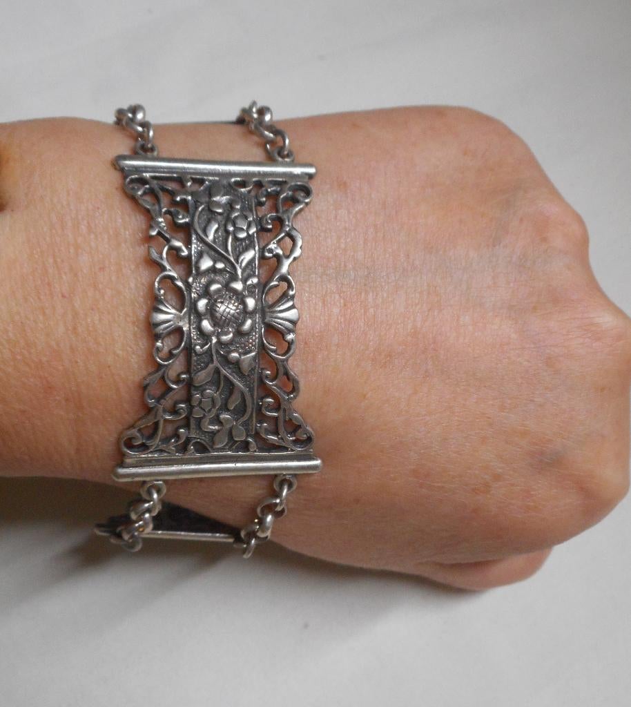 Zilveren antieke armband nr.1501