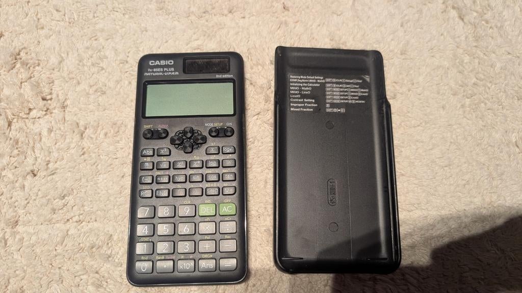 Scientific Calculator

Casio calculator FX-82ES PLUS-, Ophalen of Verzenden