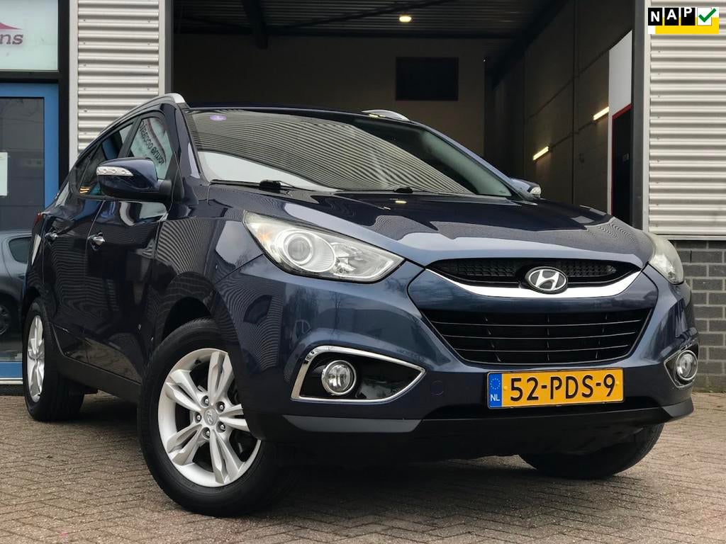 Hyundai Ix35 2.0i 4WD Style|Trekhaak|Clima|Cruise|4x4, 13 km/l, Gebruikt, 4 cilinders, Blauw