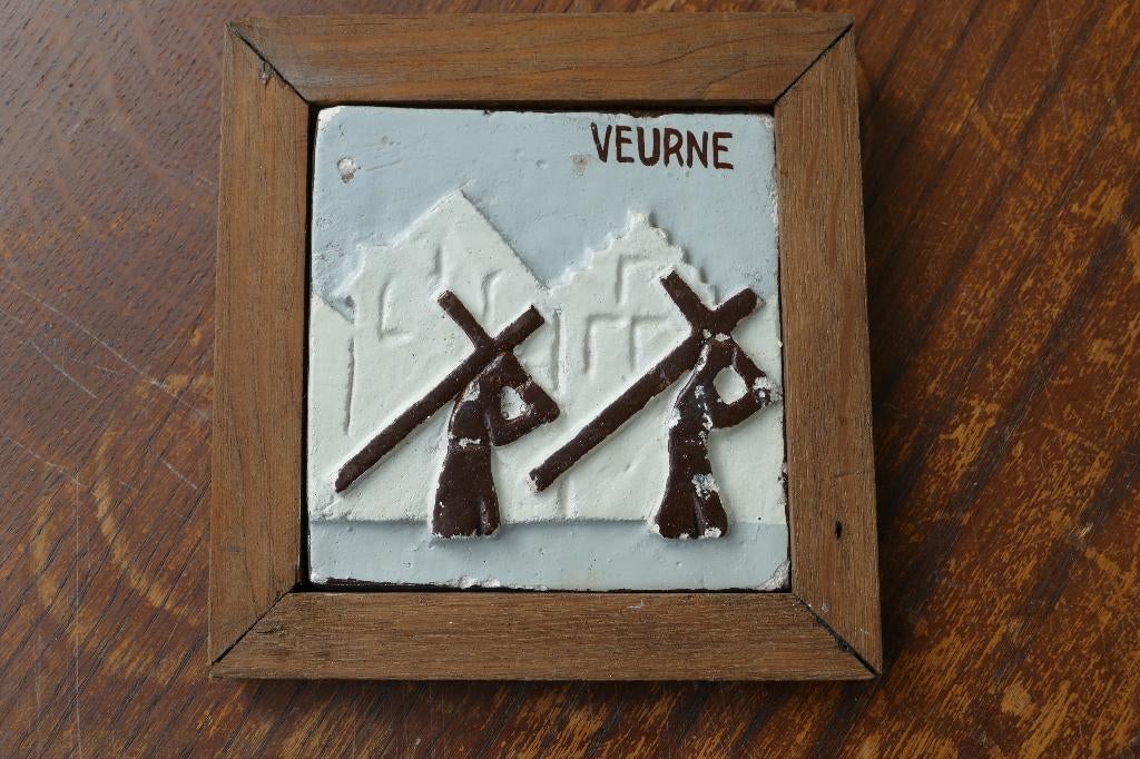 tegeltje Veurne 1, Ophalen of Verzenden