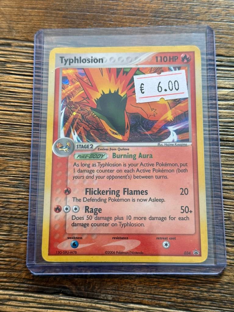 Typhlosion 034, Ophalen of Verzenden, Zo goed als nieuw