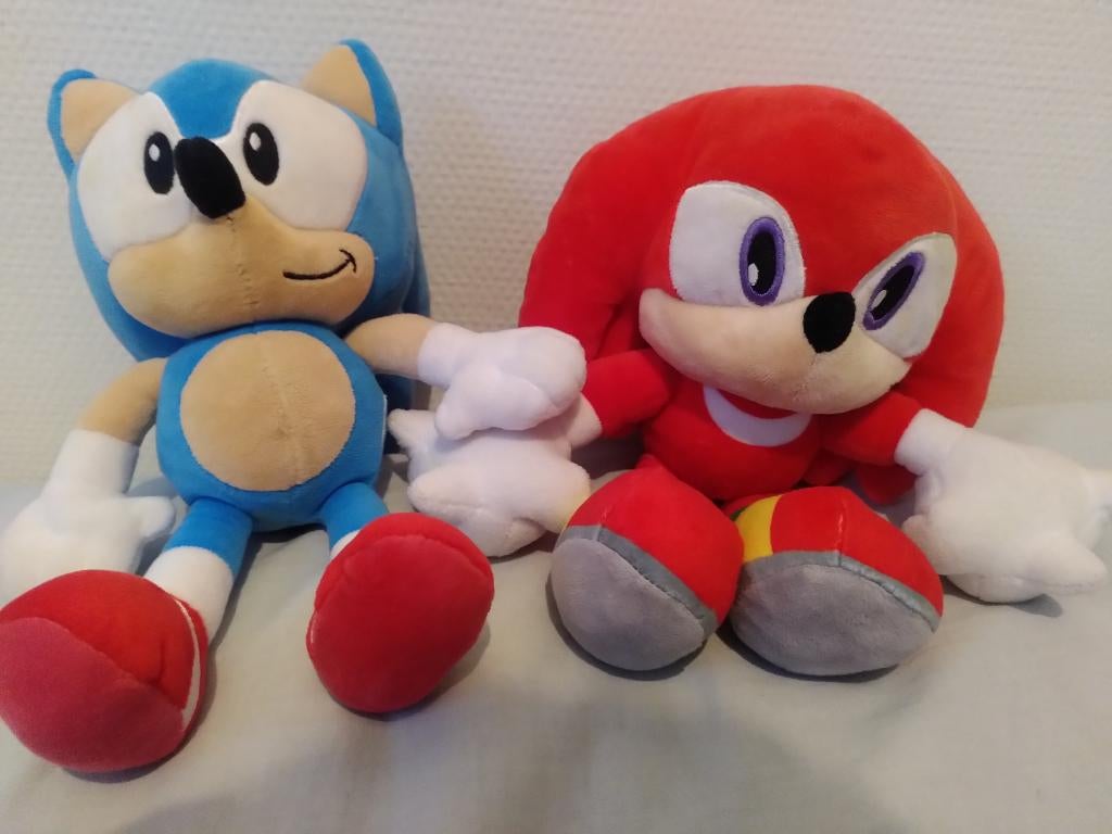 Sonic en knuckles knuffel, Kinderen en Baby's, Speelgoed | Knuffels en Pluche, Ophalen of Verzenden, Zo goed als nieuw, Overige typen