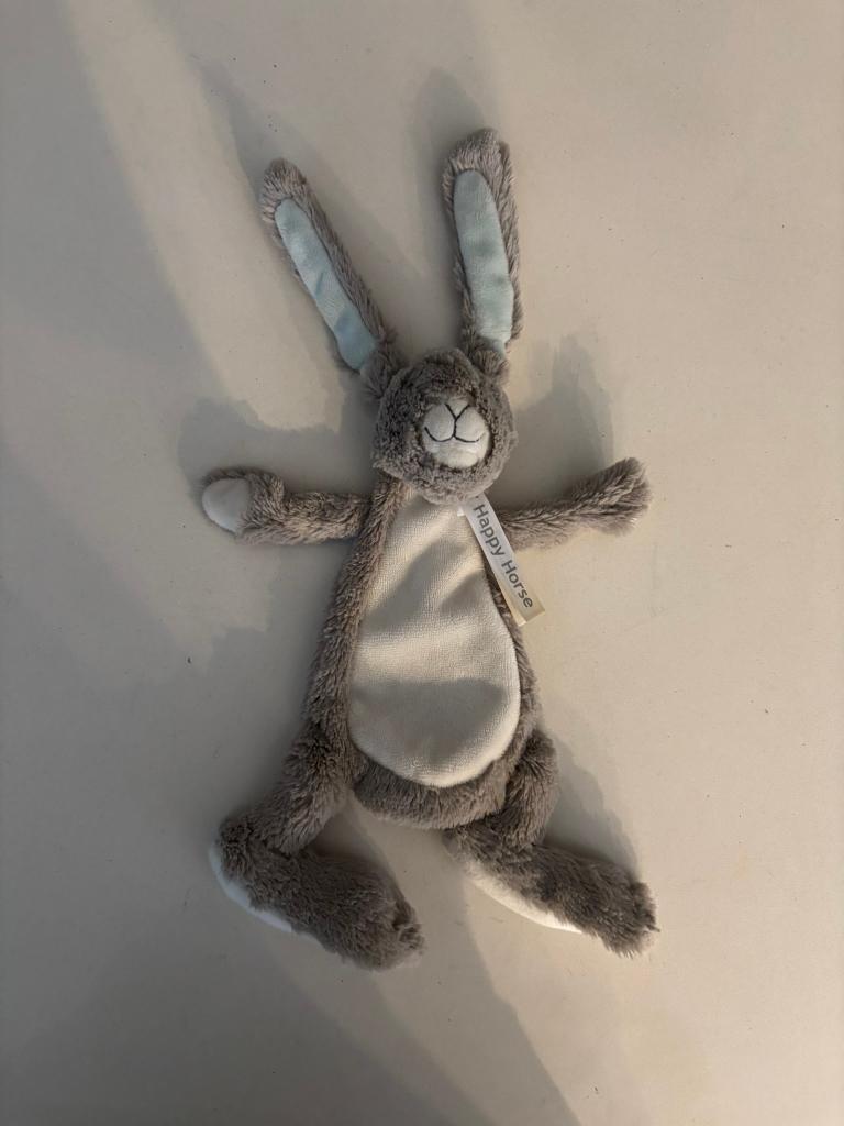 Happy horse grijs haasje konijn Twine met knisper oren!, Ophalen of Verzenden, Zo goed als nieuw, Konijn