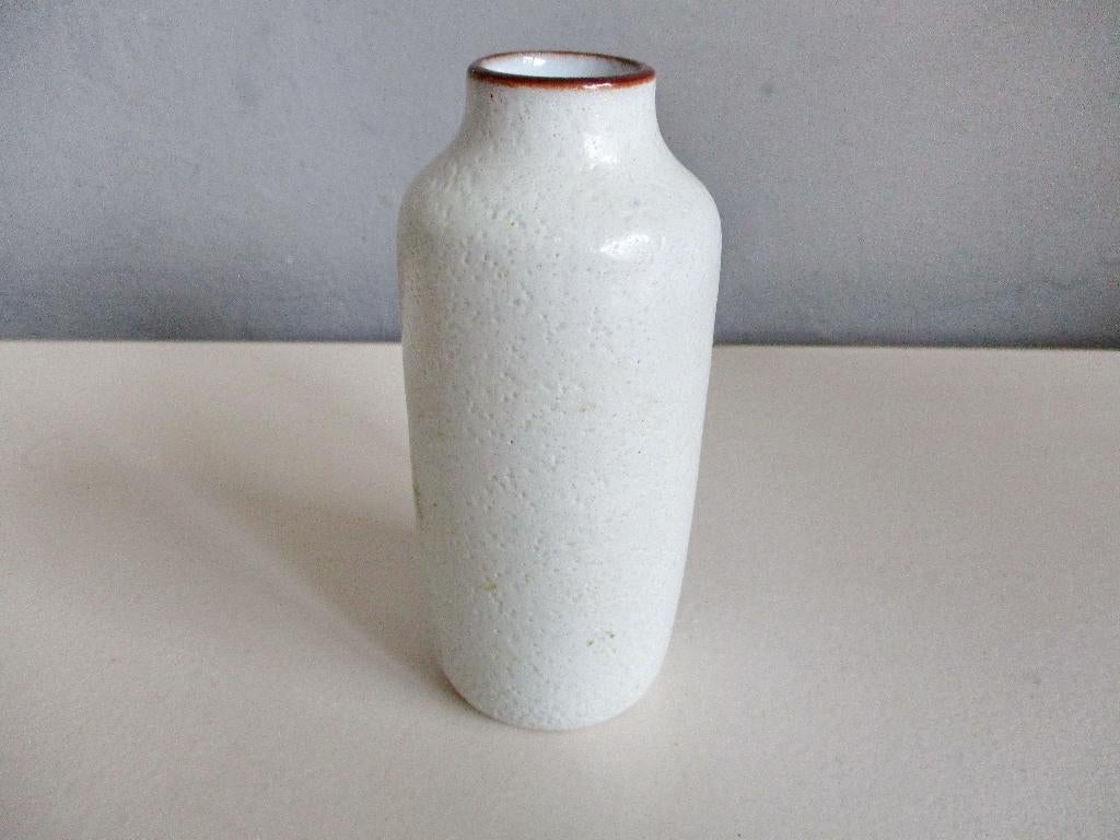 Vintage Jaap Ravelli vintage vaas wit witte glazuur, Ophalen of Verzenden