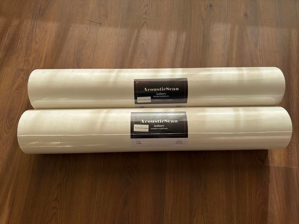 Intervos AcousticScan Behang 51000, Huis en Inrichting, Stoffering | Behang, Wit, 25 tot 50 m², Ophalen of Verzenden