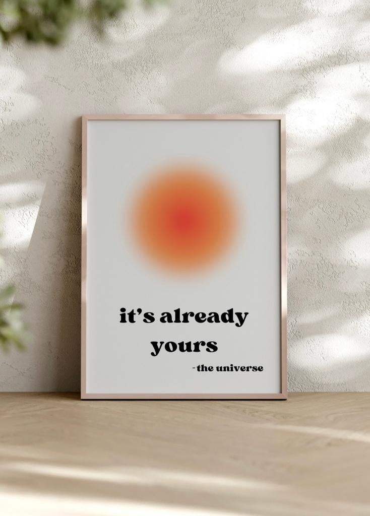 The Universe Kunstprint A4, Verzenden, Nieuw