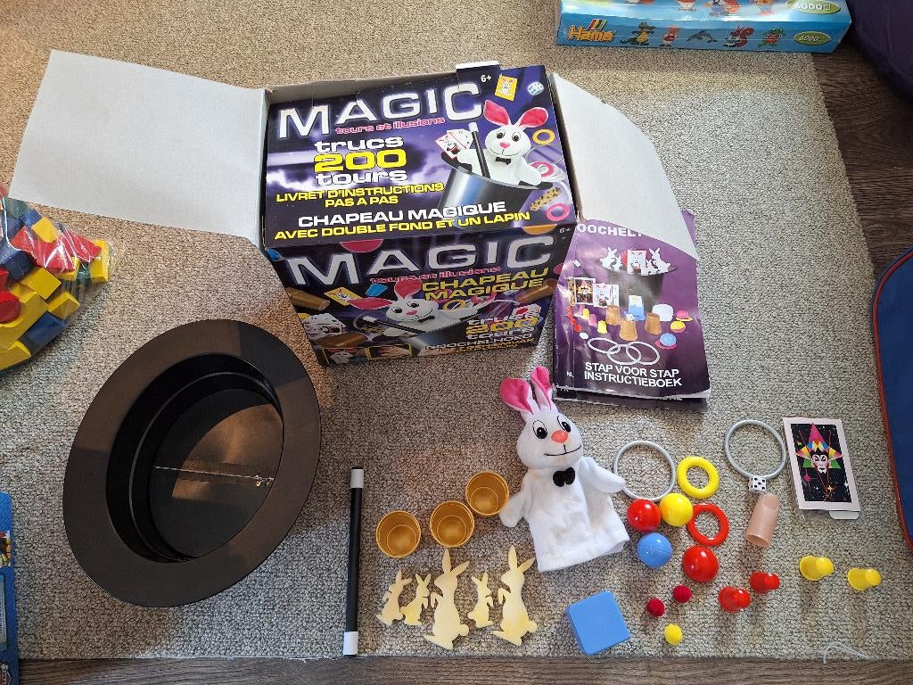 Magic goocheltrucs- memorie Efteling-Hamertje tik Woezel Pip, Ophalen of Verzenden