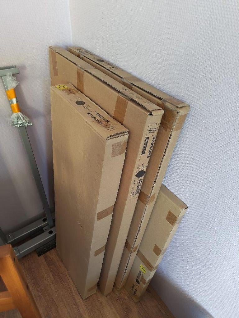 Ikea NORRÅKER statafel en 2 barkrukken, Ophalen, Nieuw