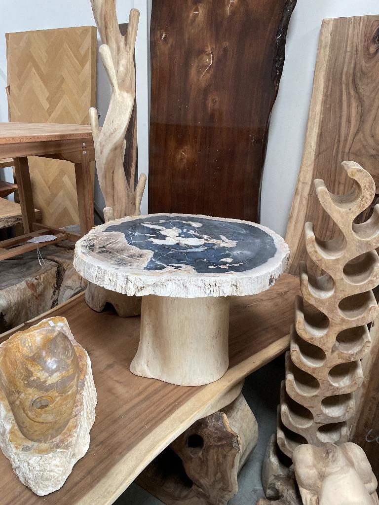 Teak vazen, Ophalen, Overige materialen, Overige kleuren, Nieuw