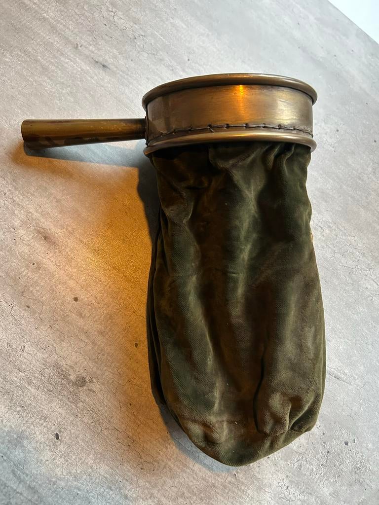 Antieke Collectezak met Handvat, letter S, Ophalen of Verzenden