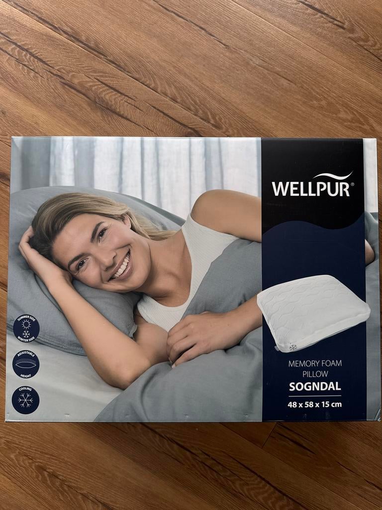 Hoofdkussen Wellpur, Eenpersoons, Ophalen of Verzenden, Zo goed als nieuw, Overige maten