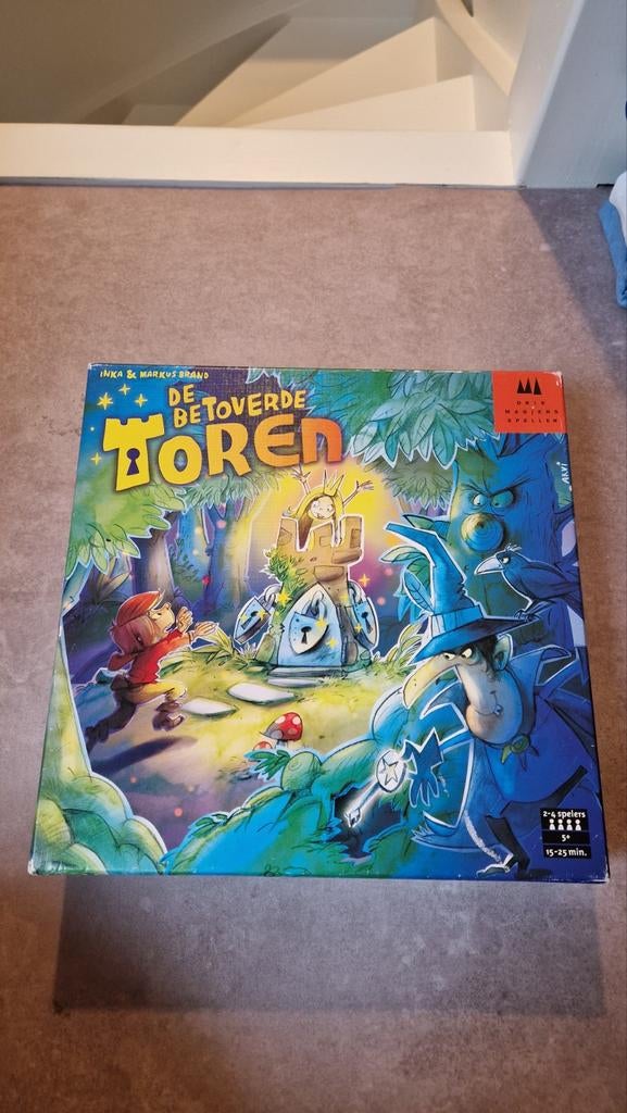 De betoverde toren bordspel familiespel als nieuw, Een of twee spelers, Ophalen of Verzenden, Zo goed als nieuw, Drie Magiers Spiele