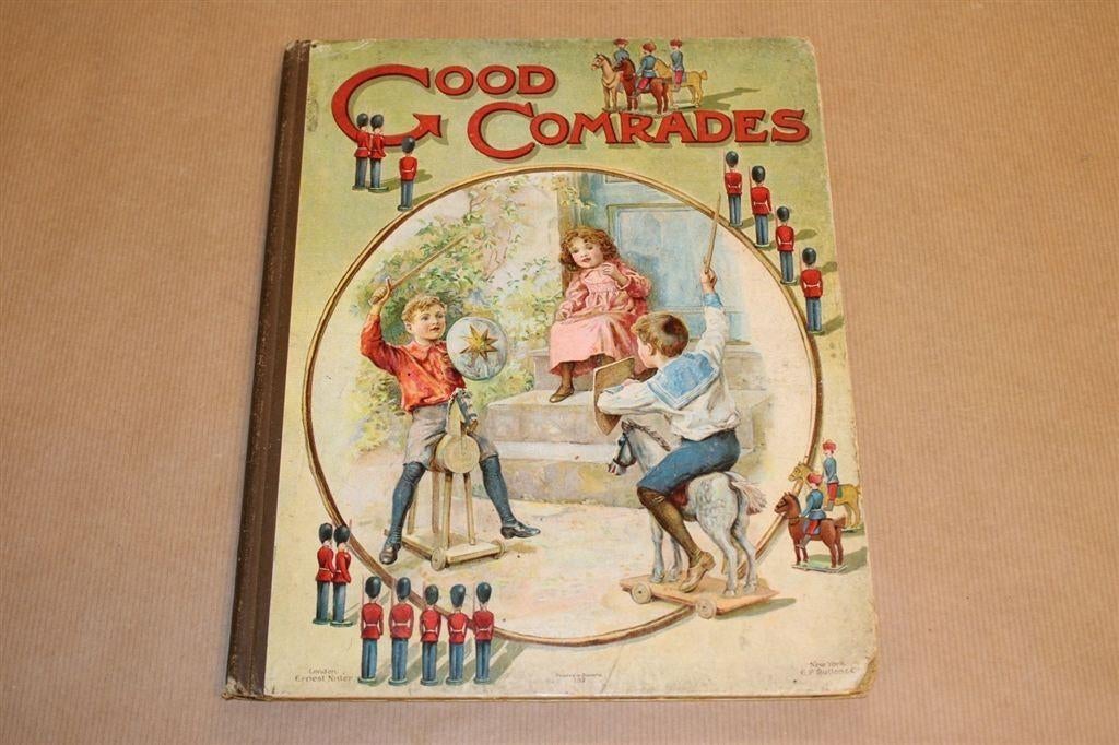 Antiek prentenboek - Good Comrades - Circa 1890, Ophalen of Verzenden, Gelezen