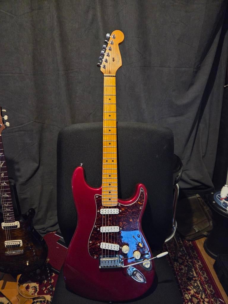 Fender Stratocaster USA 1997 Candy Apple red, Ophalen of Verzenden, Gebruikt, Solid body, Fender