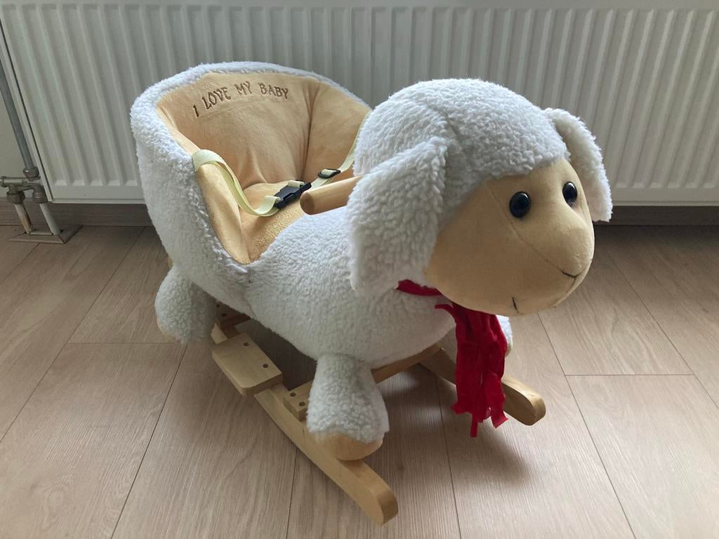 Schattig schommel schaap voor de kleintjes!, Ophalen, Zo goed als nieuw