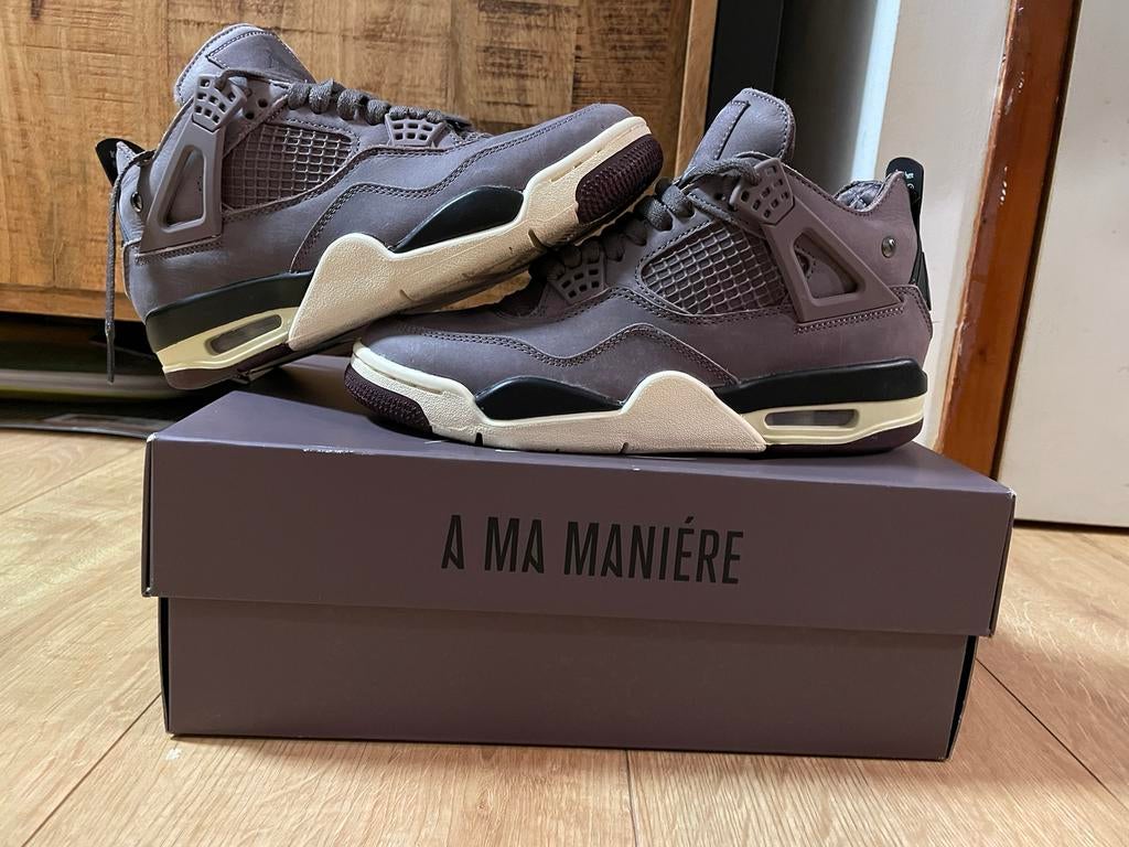 Jordan 4 a ma maniere, Kleding | Dames, Schoenen, Bruin, Ophalen of Verzenden, Sneakers of Gympen, Zo goed als nieuw