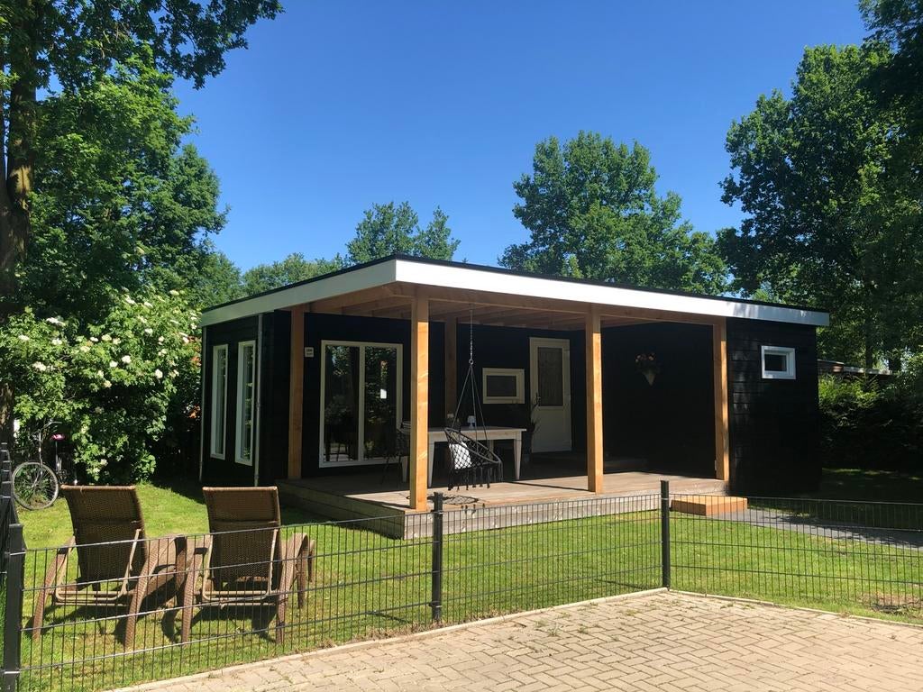 Knus chaletje op 4*camping Twente, 2 slaapkamers, Tv, Chalet, Bungalow of Caravan, Overijssel