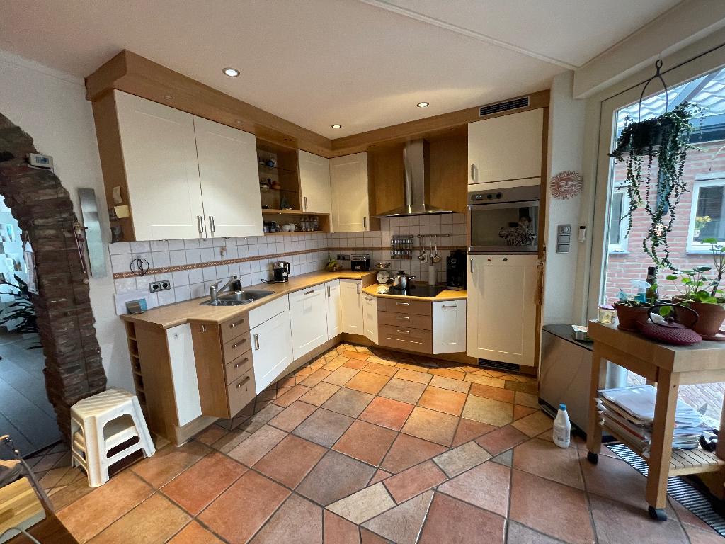 Te koop Bruynzeel keuken, medio mei/ juni beschikbaar, Huis en Inrichting, Keuken | Complete keukens, Gebruikt, Hoekkeuken, Wit