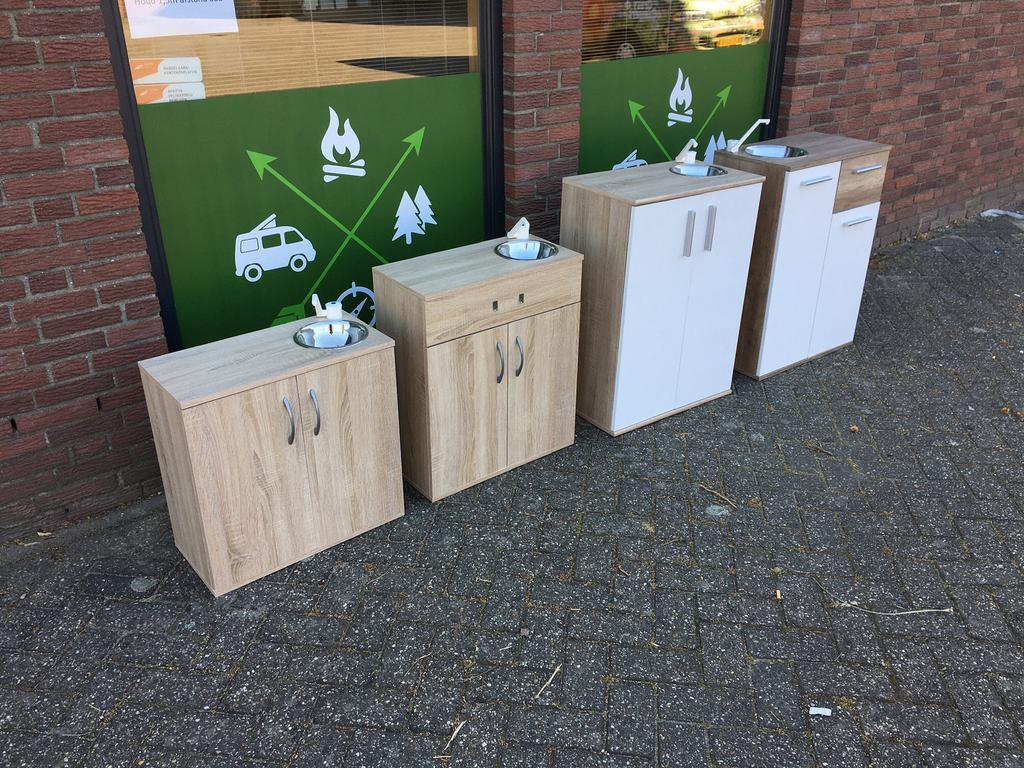 Noodpakket: Compacte & verplaatsbare kook &  wasgelegenheid, ., Nieuw, Ophalen of Verzenden, .
