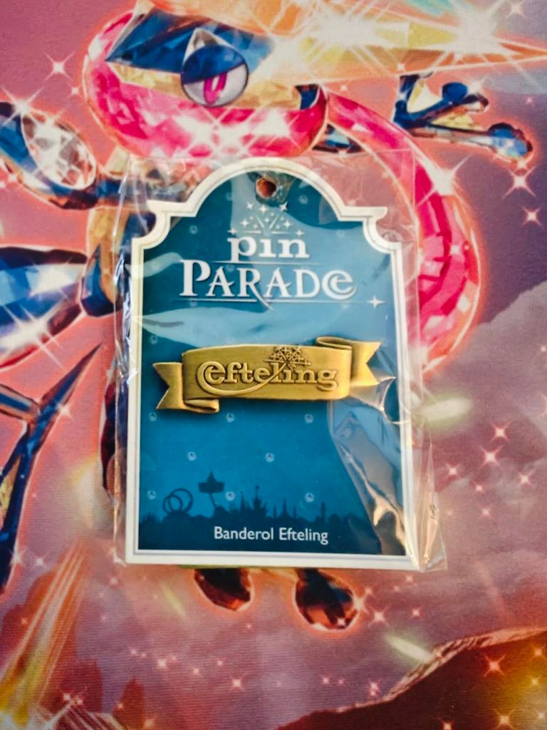 Efteling Pin - Banderol Efteling - Nieuw in verpakking, Verzamelen, Verzenden, Nieuw, Button of Speldje