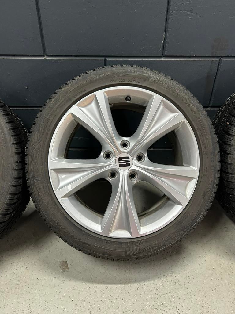 Winterwielen set seat orgineel 17 inch, Auto-onderdelen, Banden en Velgen, Ophalen, Gebruikt, Banden en Velgen, 17 inch