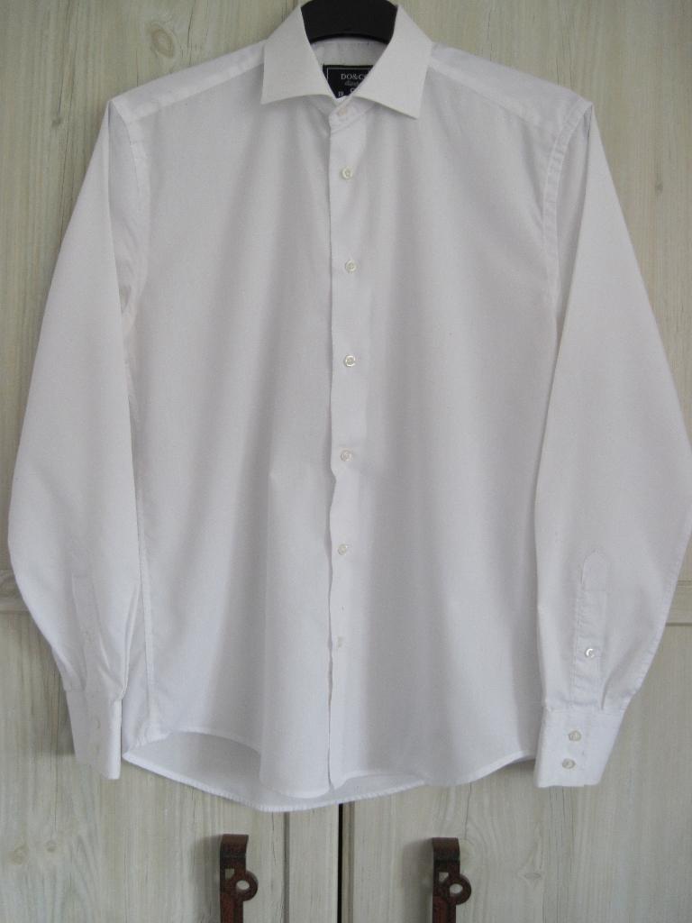 Overhemd Mt M (DO&CO), Kleding | Heren, Wit, Ophalen of Verzenden, Zo goed als nieuw, Halswijdte 41/42 (L)