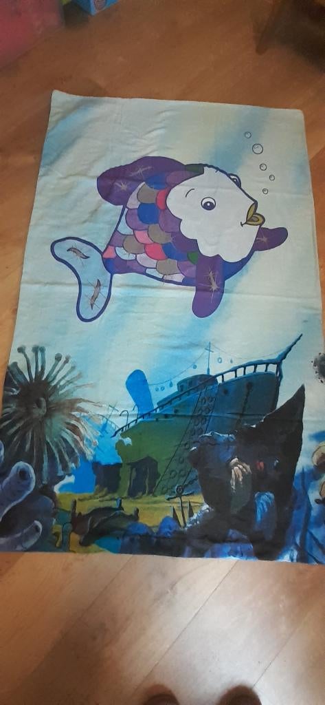 Peuter dekbedhoes flanel Arieel en grappige vissen !, Overige kleuren, Jongetje of Meisje, Dekbedovertrek, Ophalen of Verzenden