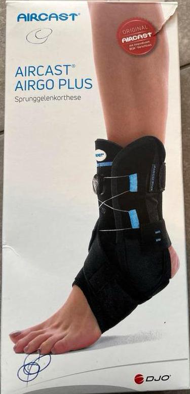 Enkel brace, Aircast Airgo Plus maat M, LINKER ENKEL., Diversen, Braces, Ophalen of Verzenden, Zo goed als nieuw