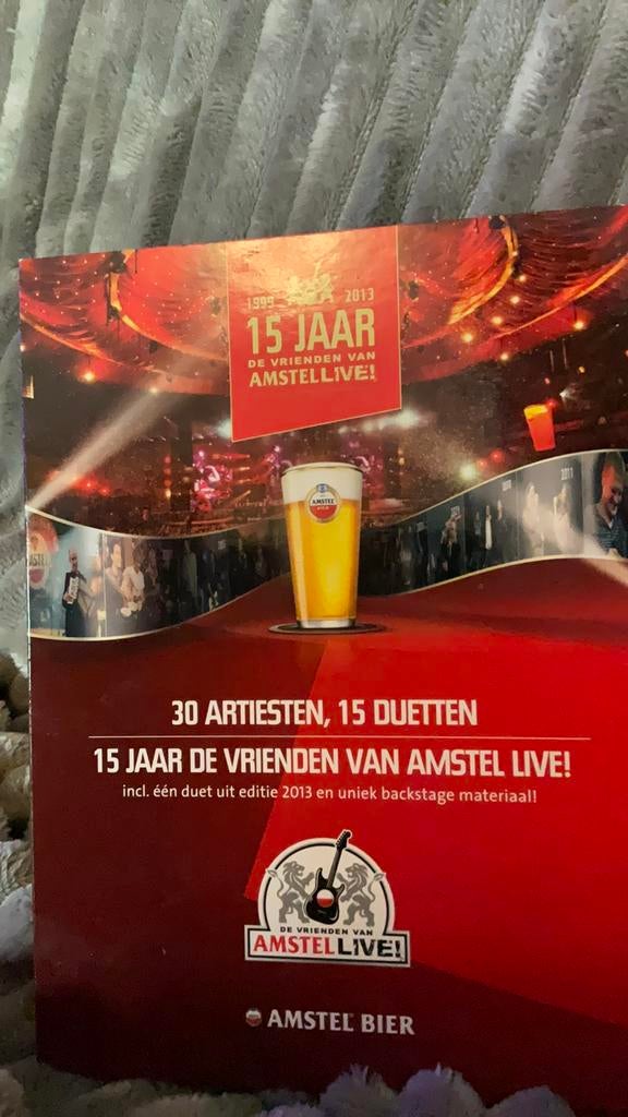 Vrienden van Amstel Live! 15 jaar & 2014 dvds, Alle leeftijden, Ophalen of Verzenden, Zo goed als nieuw, Muziek en Concerten