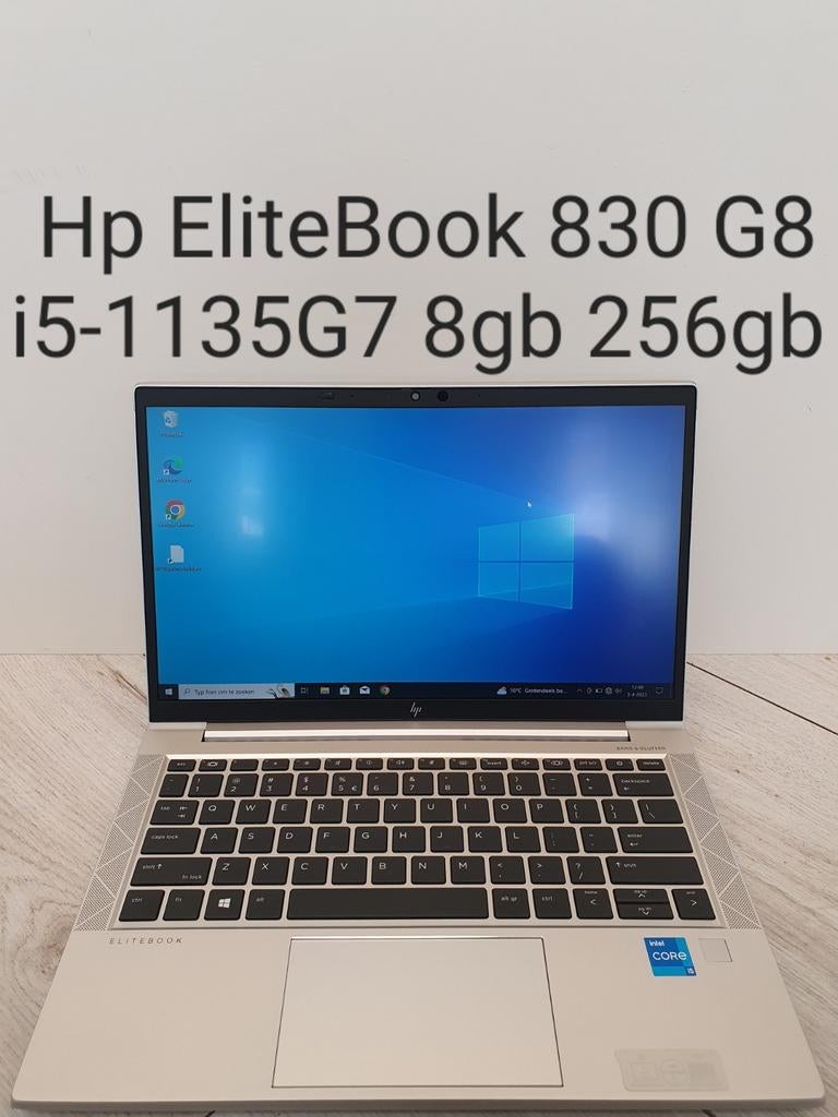Nieuw: Hp EliteBook 830 G8 i5-1135G7 8gb 256gb SSD 13,3 inch, 256 GB, Met videokaart, Qwerty, 8 GB