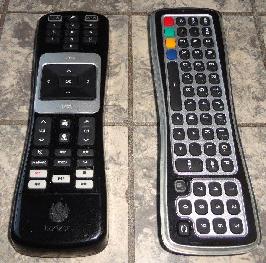 Horizon Mediabox XL afstandsbediening met toetsenbord, Ophalen of Verzenden, Zo goed als nieuw, Origineel