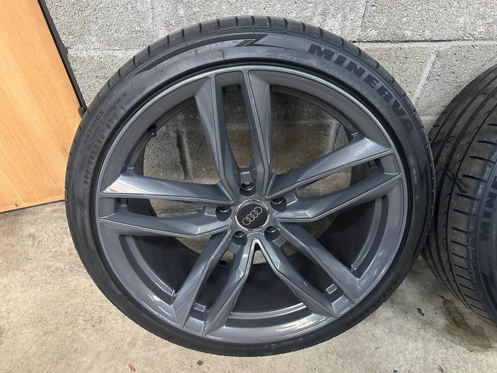 20 inch Audi A6 velgen past op,A6, A4, 3/4series., Ophalen, Gebruikt, 255 mm, Banden en Velgen