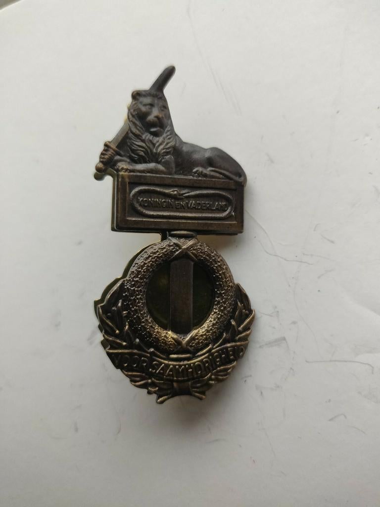 Embleem, Ophalen of Verzenden, Landmacht, Nederland, Embleem of Badge