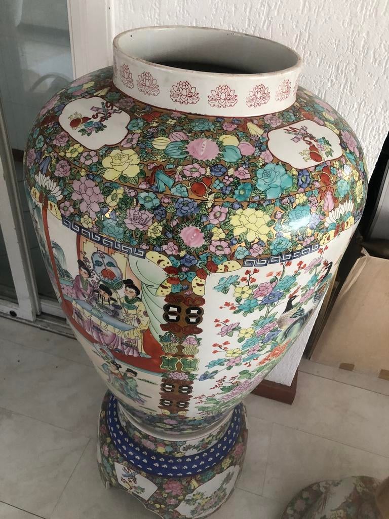 "Stel Prachtige XXXL Chinese Vazen!"., Ophalen of Verzenden