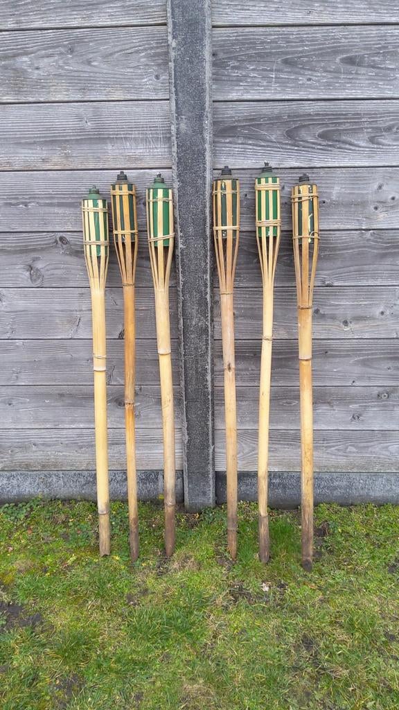 Z.g.a.n. bamboe (tuin)fakkels, Ophalen