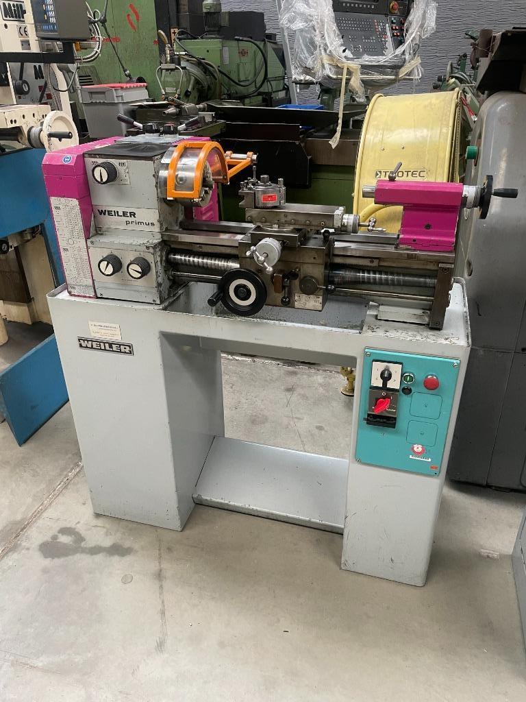 Weiler Primus draaibank ex onderwijs in zeer nette staat, Ophalen of Verzenden, Gebruikt, Metaaldraaibank, Minder dan 500 mm