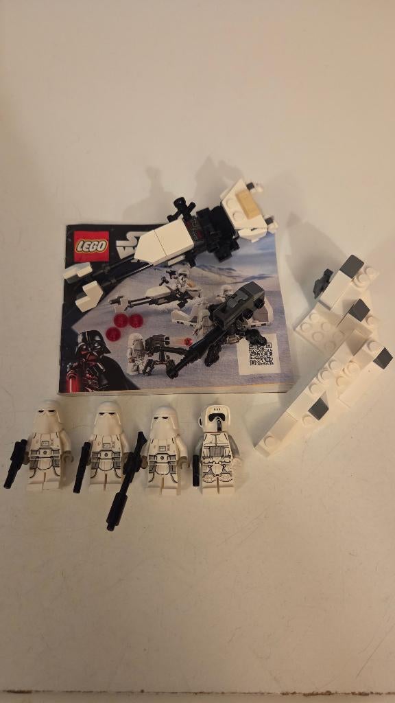 Lego Star Wars Set 75320 Snowtrooper Battle Pack, Kinderen en Baby's, Speelgoed | Duplo en Lego, Zo goed als nieuw, Lego, Complete set
