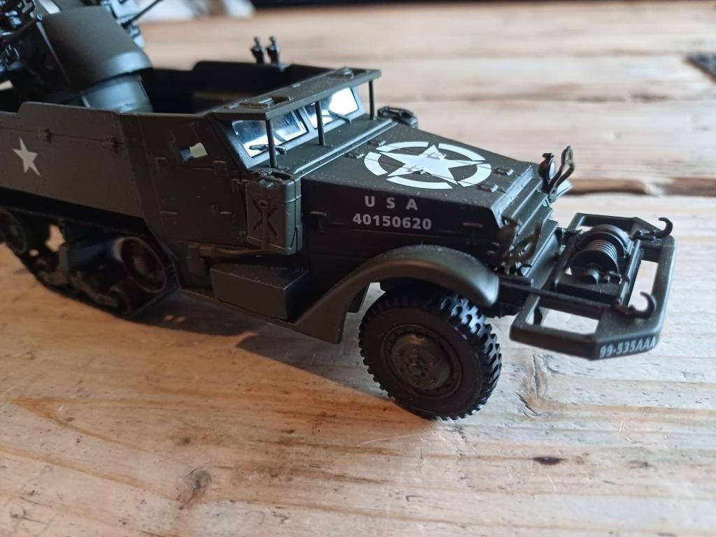legervoertuig 1:43 Multiple Gun Motor Carriage M16, Overige merken, 1:32 tot 1:50, Ophalen of Verzenden, Zo goed als nieuw