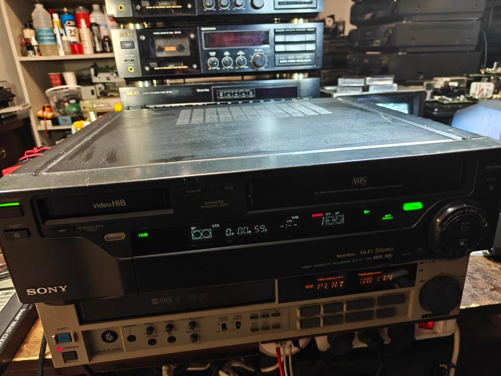 Sony EV-T1 Hi8 / Video8 Videorecorder, Audio, Tv en Foto, Videospelers, Ophalen of Verzenden