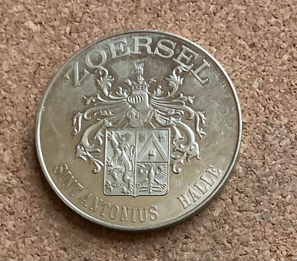 Steden Penning - België - Zoersel - 1 Suersele 1981., Postzegels en Munten, Ophalen of Verzenden, Overige materialen