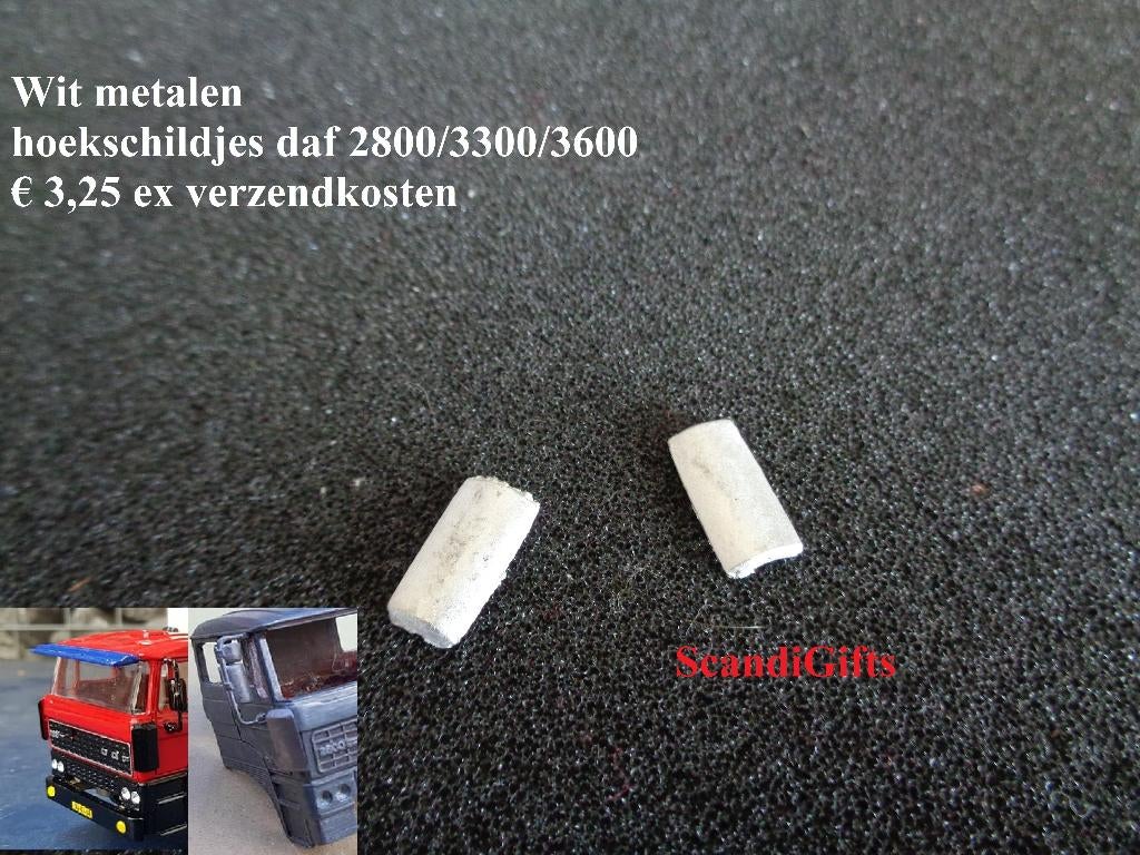 wm hoekschildjes daf 2800/3300/3600, Ophalen of Verzenden, Nieuw, Bus of Vrachtwagen, Lion Toys