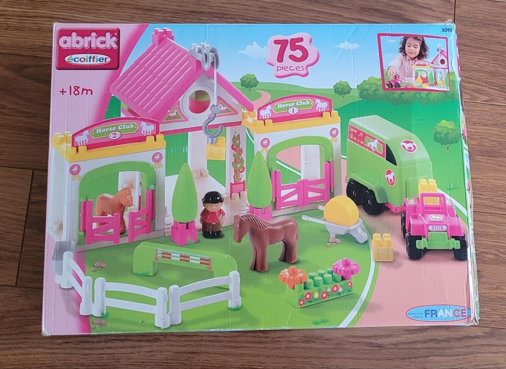 Abrick Manege - 75 stuks - +18m, Ophalen of Verzenden, Gebruikt, Abrick