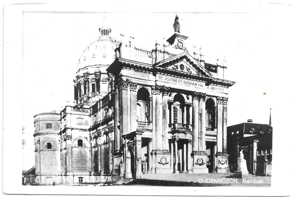 AK Oudenbosch - Basiliek, Ophalen of Verzenden, 1940 tot 1960, Ongelopen, Noord-Brabant