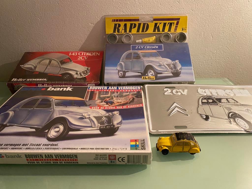 Citroën 2CV lelijke eend deux chevaux nw niet gratis, Ophalen of Verzenden, Nieuw