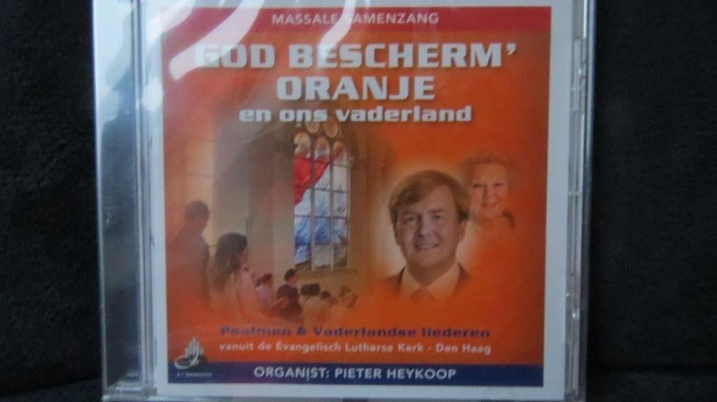 Cd orgel en samenzang: Pieter Heykoop, God bescherm Oranje, Ophalen of Verzenden, Nieuw in verpakking, Gospel