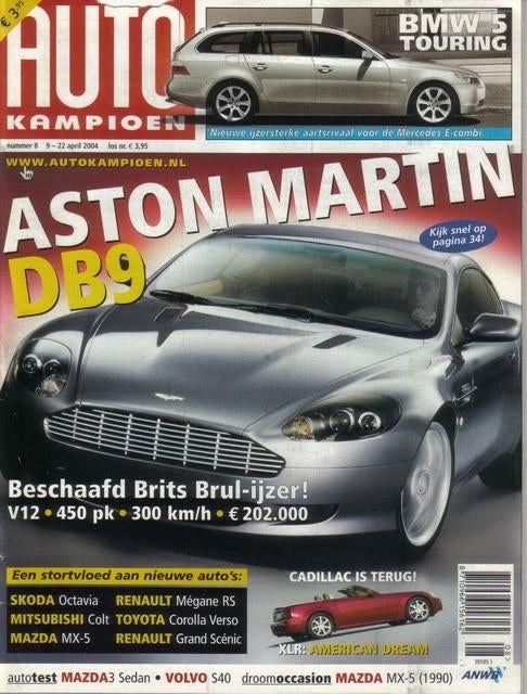 Autokampioen 8 2004 : Mazda MX5 - Renault Megane Sport, Boeken, Auto's | Folders en Tijdschriften, Gelezen, Algemeen, Ophalen of Verzenden