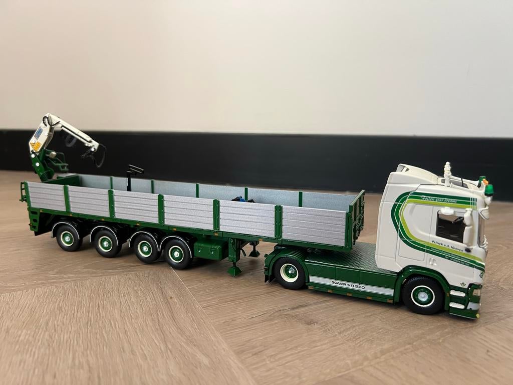 Tekno Scania Patrick vd Hoeven met stenen trailer, Ophalen of Verzenden, Nieuw, Bus of Vrachtwagen, Overige merken