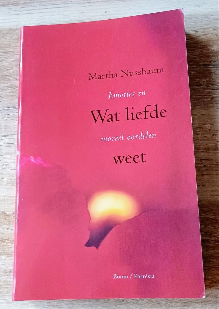 Emoties en Wat liefde weet - Martha Nussbaum, Gelezen, Achtergrond en Informatie, Martha Nussbaum, Ophalen of Verzenden