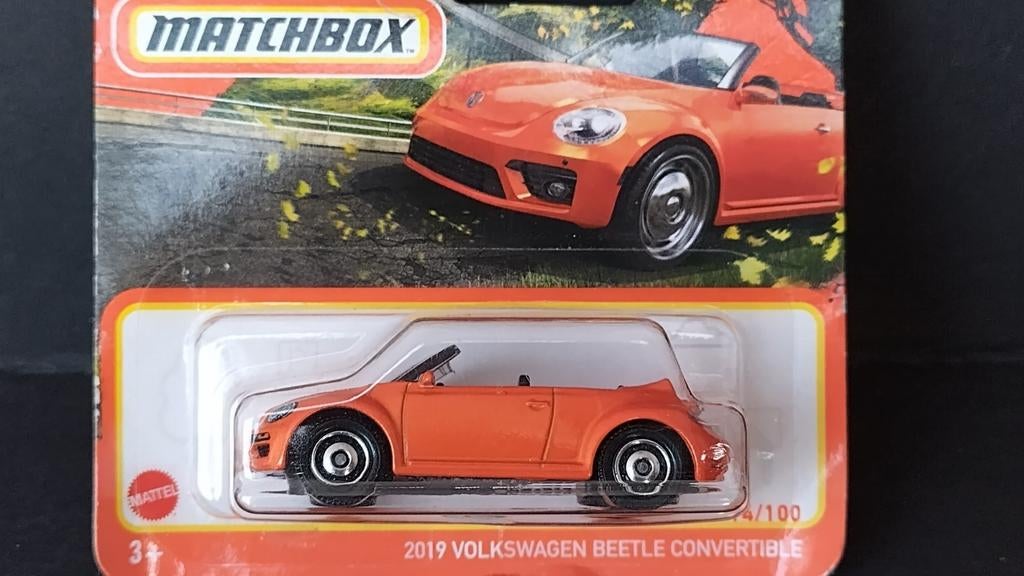 Volkswagen VW New Beetle Cabrio 1:64 Matchbox Pol, Auto, Verzenden, ., Nieuw